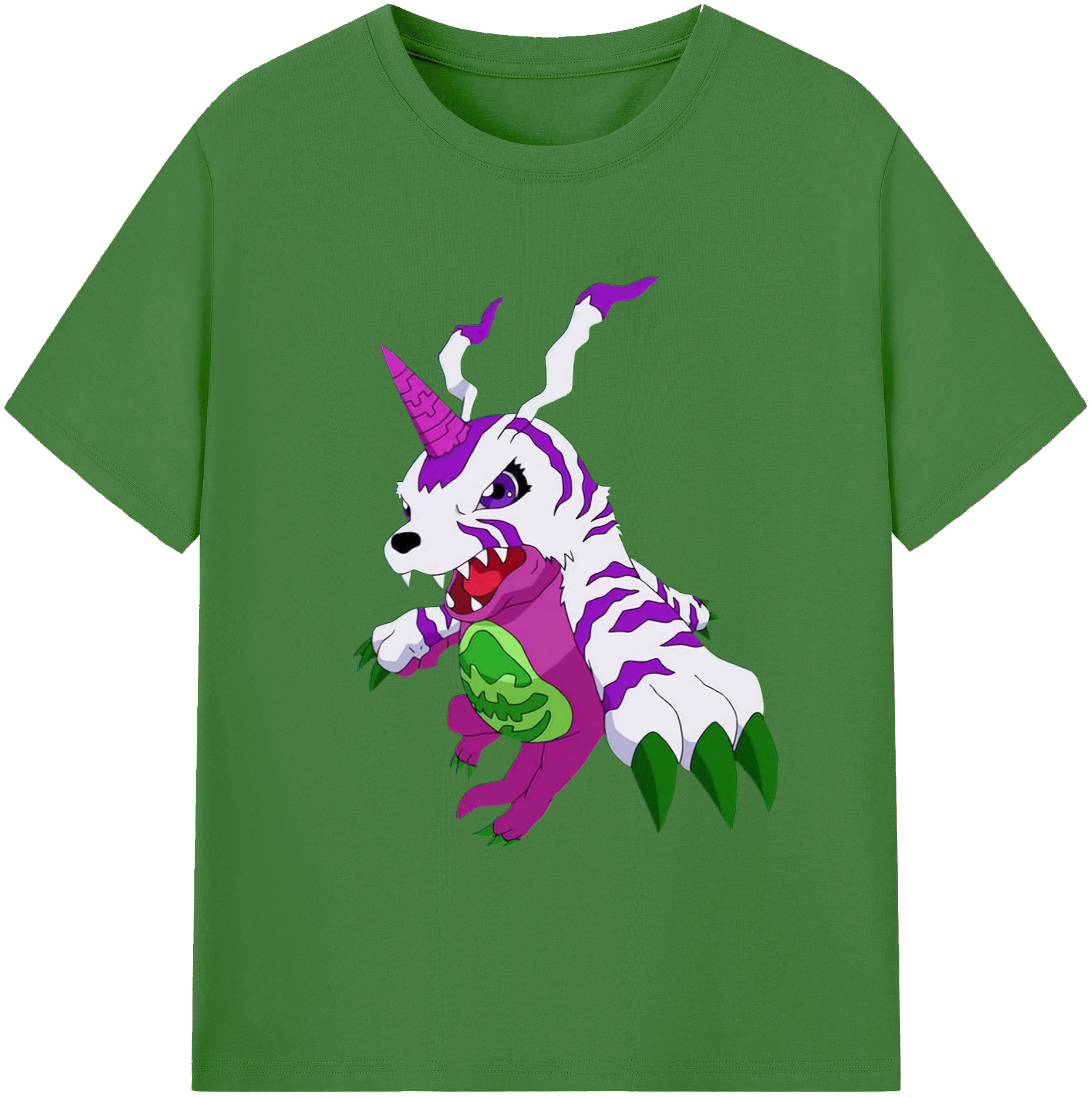 （画像用） Digimon デジタルモンスター/デジモン レディースカジュアルプリントTシャツ（綿100％）